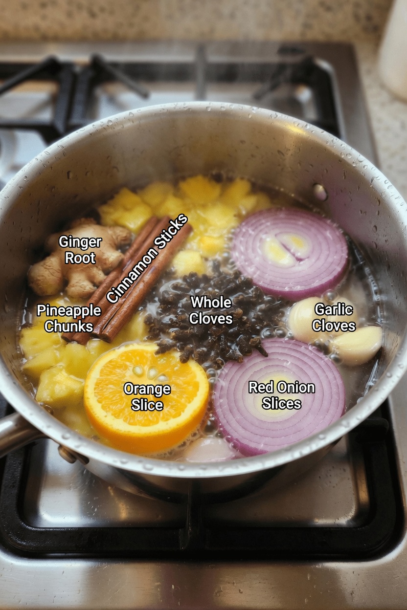 Easy 15-Minute Boil: How to Make a Simple Infusion with Cinnamon, Cloves, Garlic, Ginger, Lemon, and Onion for Your Daily Wellness Routine