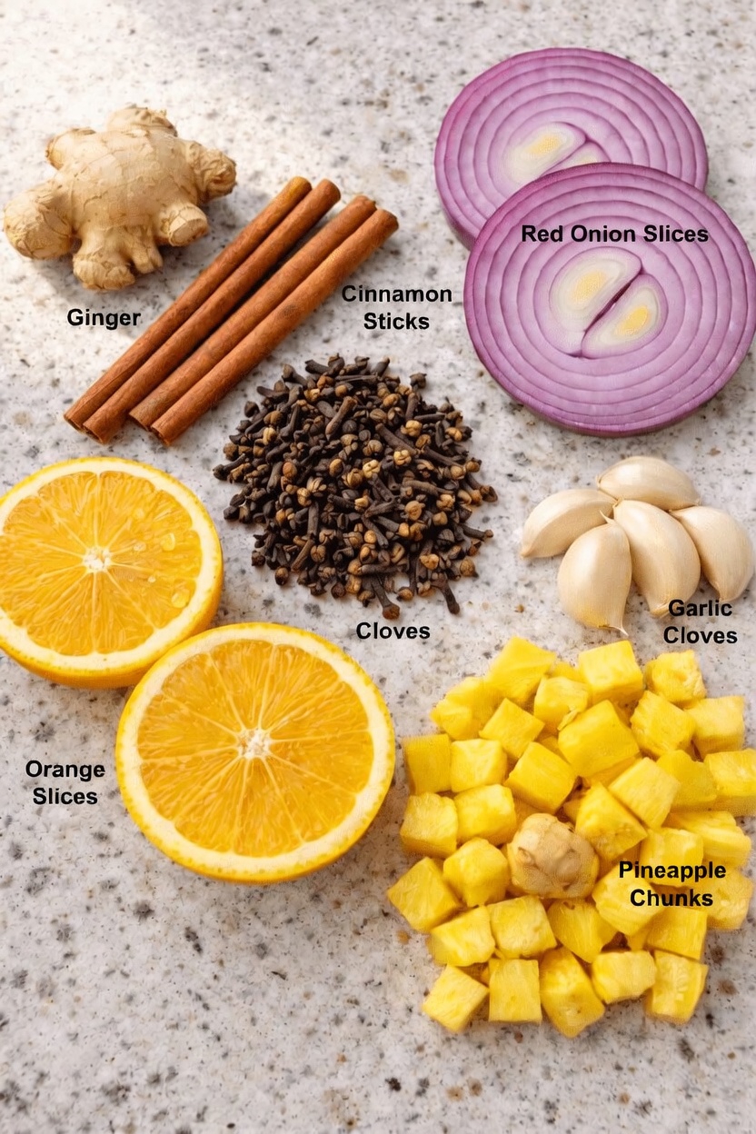 Easy 15-Minute Boil: How to Make a Simple Infusion with Cinnamon, Cloves, Garlic, Ginger, Lemon, and Onion for Your Daily Wellness Routine