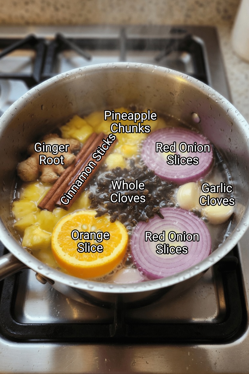 Easy 15-Minute Boil: How to Make a Simple Infusion with Cinnamon, Cloves, Garlic, Ginger, Lemon, and Onion for Your Daily Wellness Routine