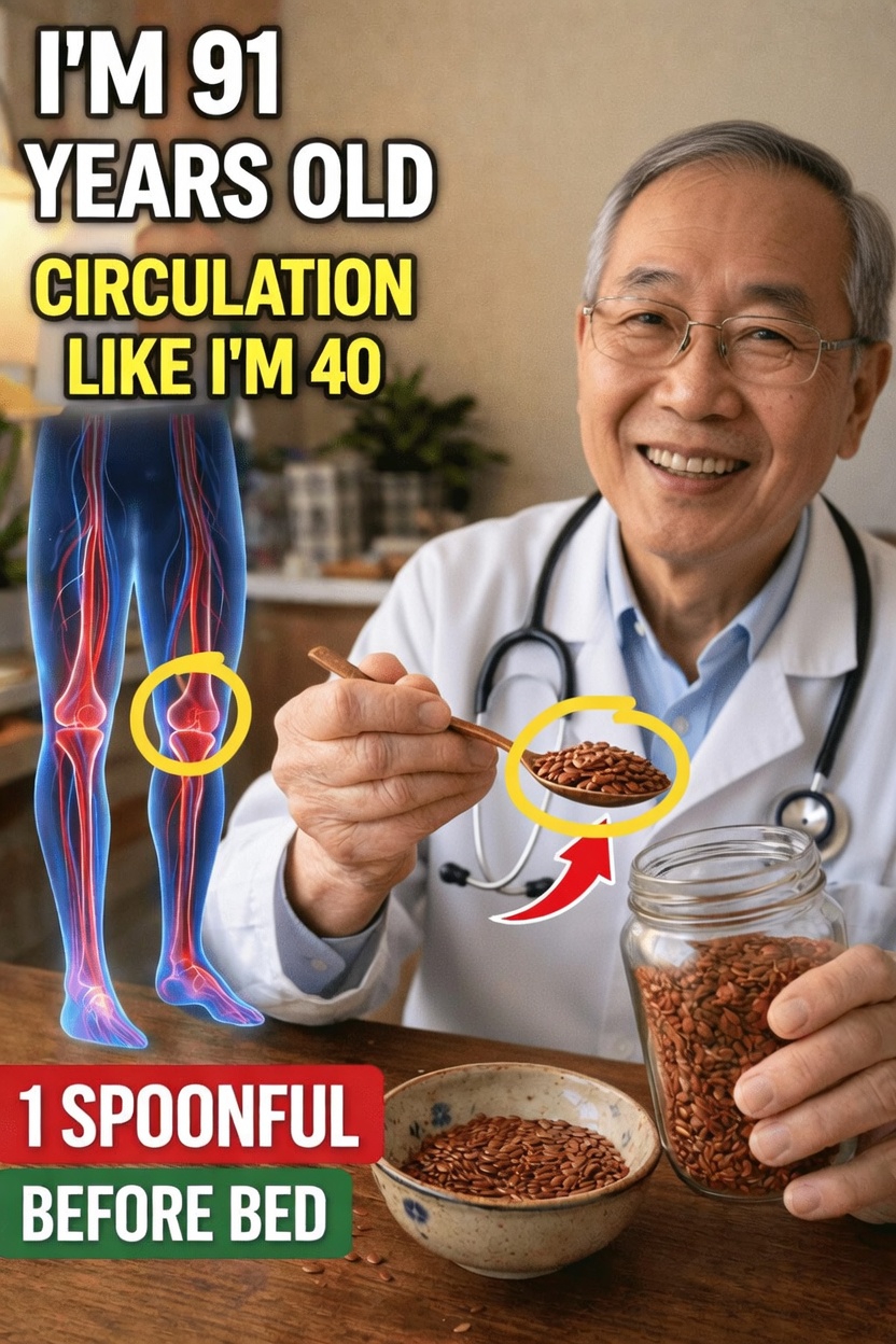 Why Seniors Are Loving This One Spoonful of Flaxseeds Before Bed to Support Healthy Circulation
