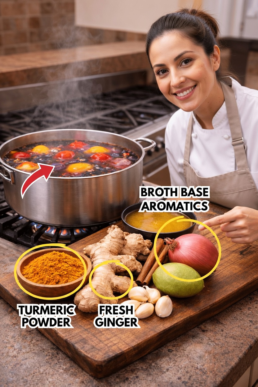 Discover This Easy Morning and After-Dinner Tea Blend with Garlic, Turmeric, Onion, Ginger, Cinnamon, and Guava Leaves