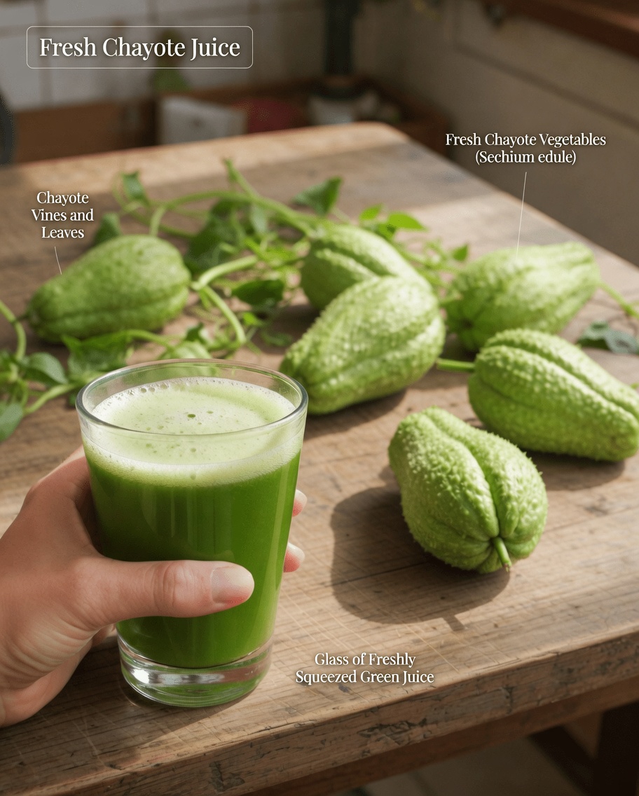 How Chayote Juice Can Fit Into Your Daily Routine for Supporting Joint Comfort and Heart Wellness Naturally