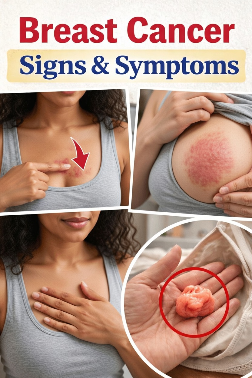 10 Warning Signs and Symptoms of Breast Cancer Every Woman Should Know About Right Now