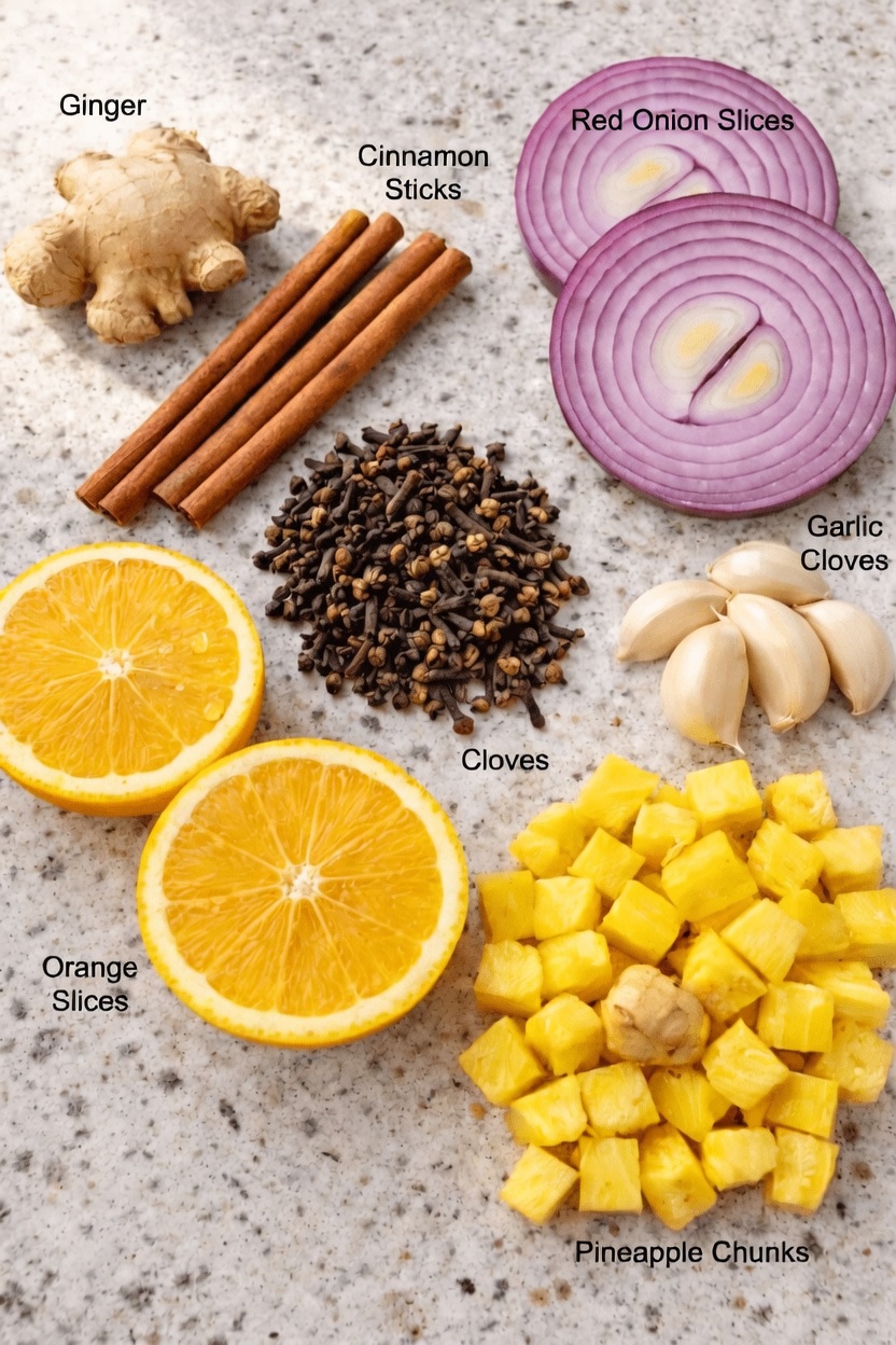 Easy 15-Minute Boil: How to Make a Simple Infusion with Cinnamon, Cloves, Garlic, Ginger, Lemon, and Onion for Your Daily Wellness Routine