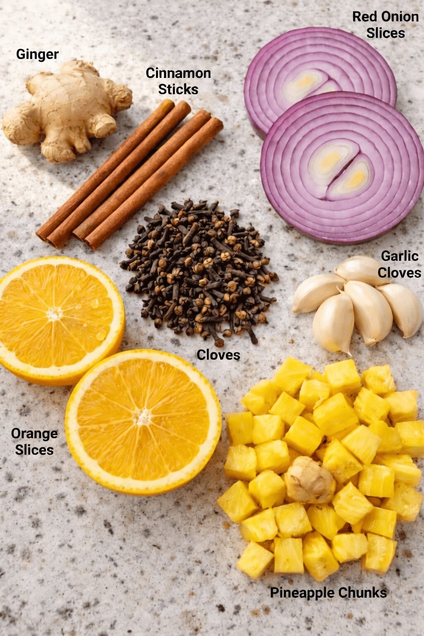 Easy 15-Minute Boil: How to Make a Simple Infusion with Cinnamon, Cloves, Garlic, Ginger, Lemon, and Onion for Your Daily Wellness Routine