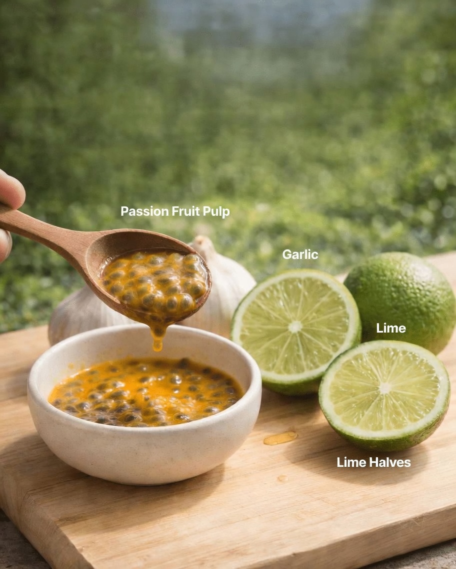 Easy Passion Fruit, Garlic, and Lime Mixture: A Natural Approach to Supporting Eye Wellness at Home