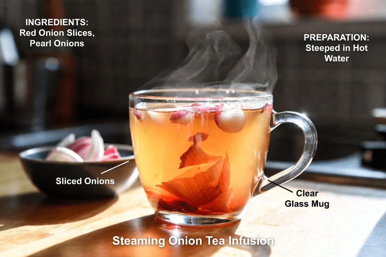 Discover the Simple Red Onion Tea Recipe Many Are Adding to Their Daily Routine for Blood Sugar Support