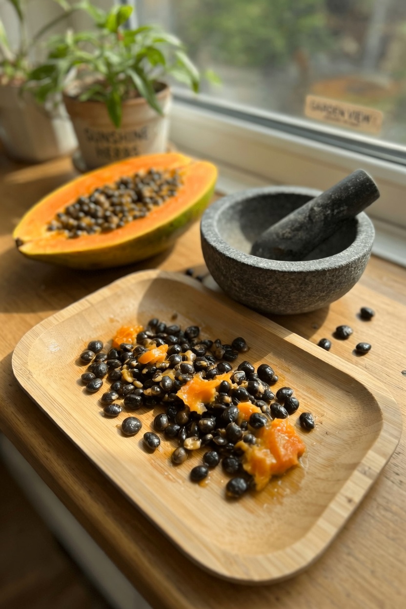 How Papaya Seeds May Support Joint Comfort: A Simple Home Remedy for Knee, Back, and Spine Discomfort