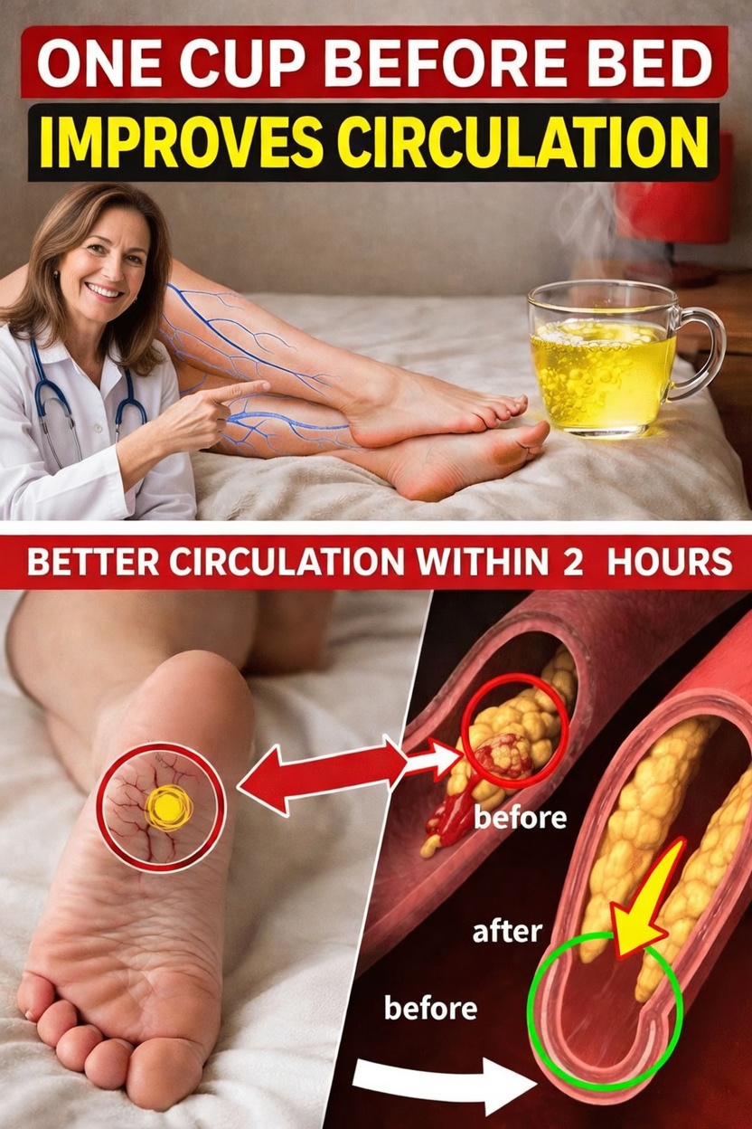 How Drinking One Simple Cup Before Bed May Support Your Circulation and Help You Sleep More Deeply