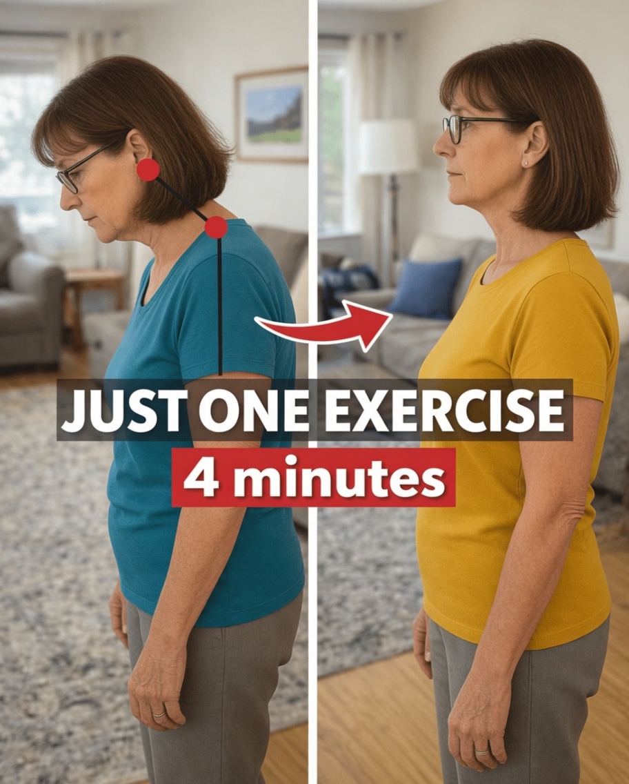 How to Fix Forward Head Posture After 60 in Just 4 Minutes – The Gentle Routine Japan’s Oldest Doctor Swears By