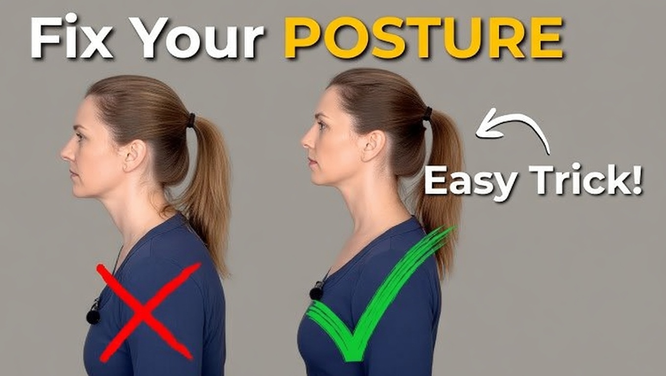 How to Fix Forward Head Posture After 60 in Just 4 Minutes – The Gentle Routine Japan’s Oldest Doctor Swears By