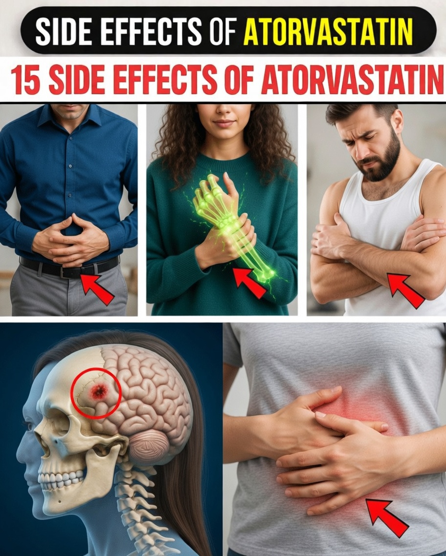 Atorvastatin Side Effects: 15 Common and Rare Reactions to Watch For and Discuss With Your Doctor