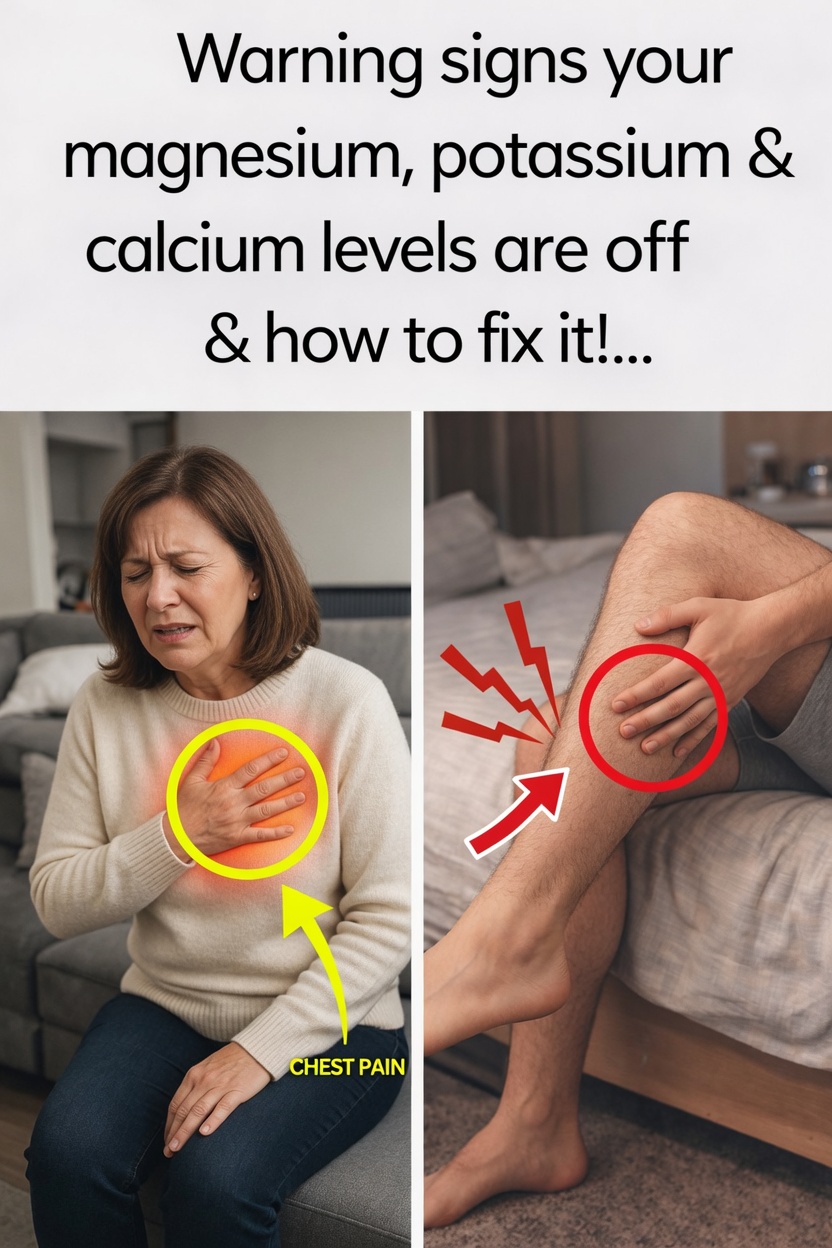 Warning Signs Your Magnesium, Potassium and Calcium Levels Are Off – Plus Tips to Help Replenish Them