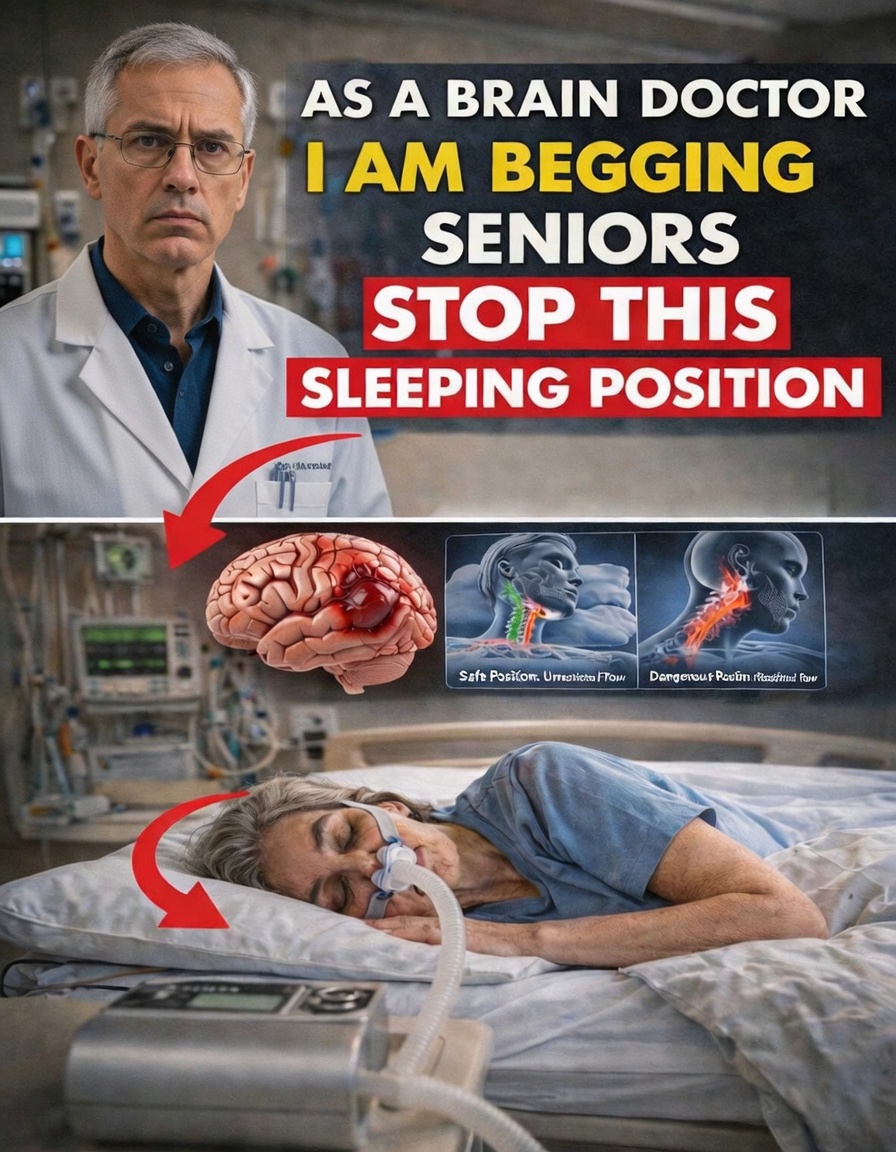 The Sleeping Position Many Seniors Love – What a Brain Doctor Wants You to Consider