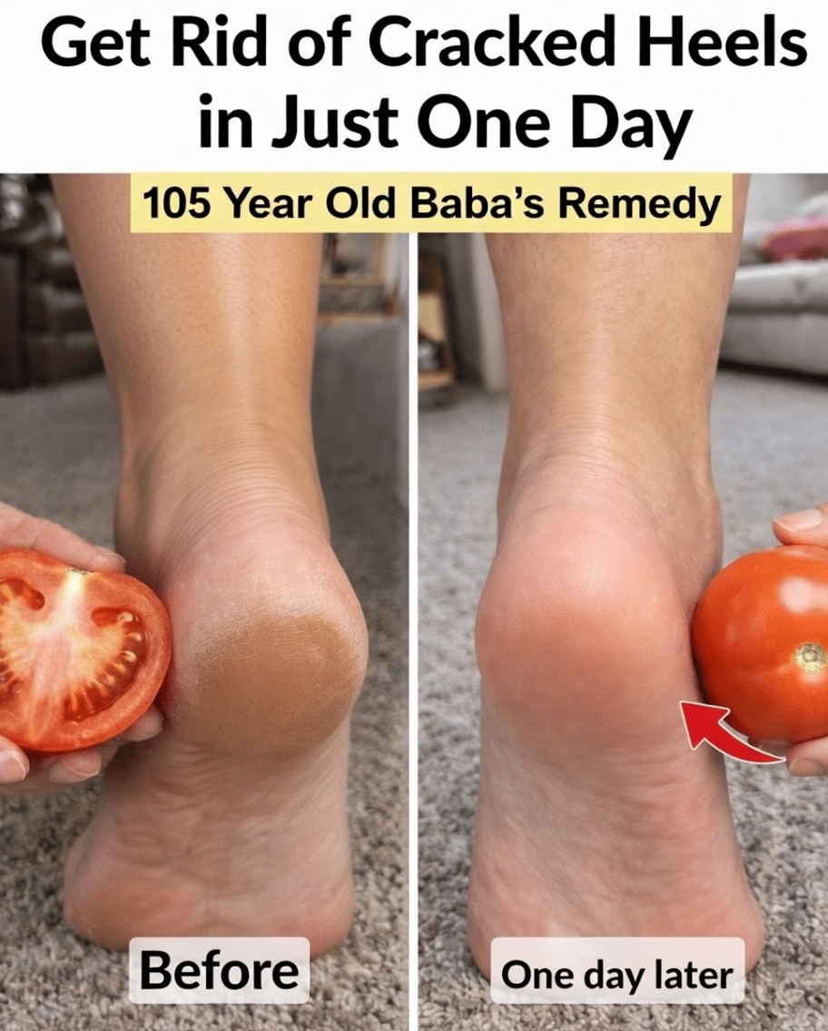 The Overnight Tomato Trick for Cracked Heels: A Kitchen Ritual That May Leave Feet Noticeably Softer by Morning