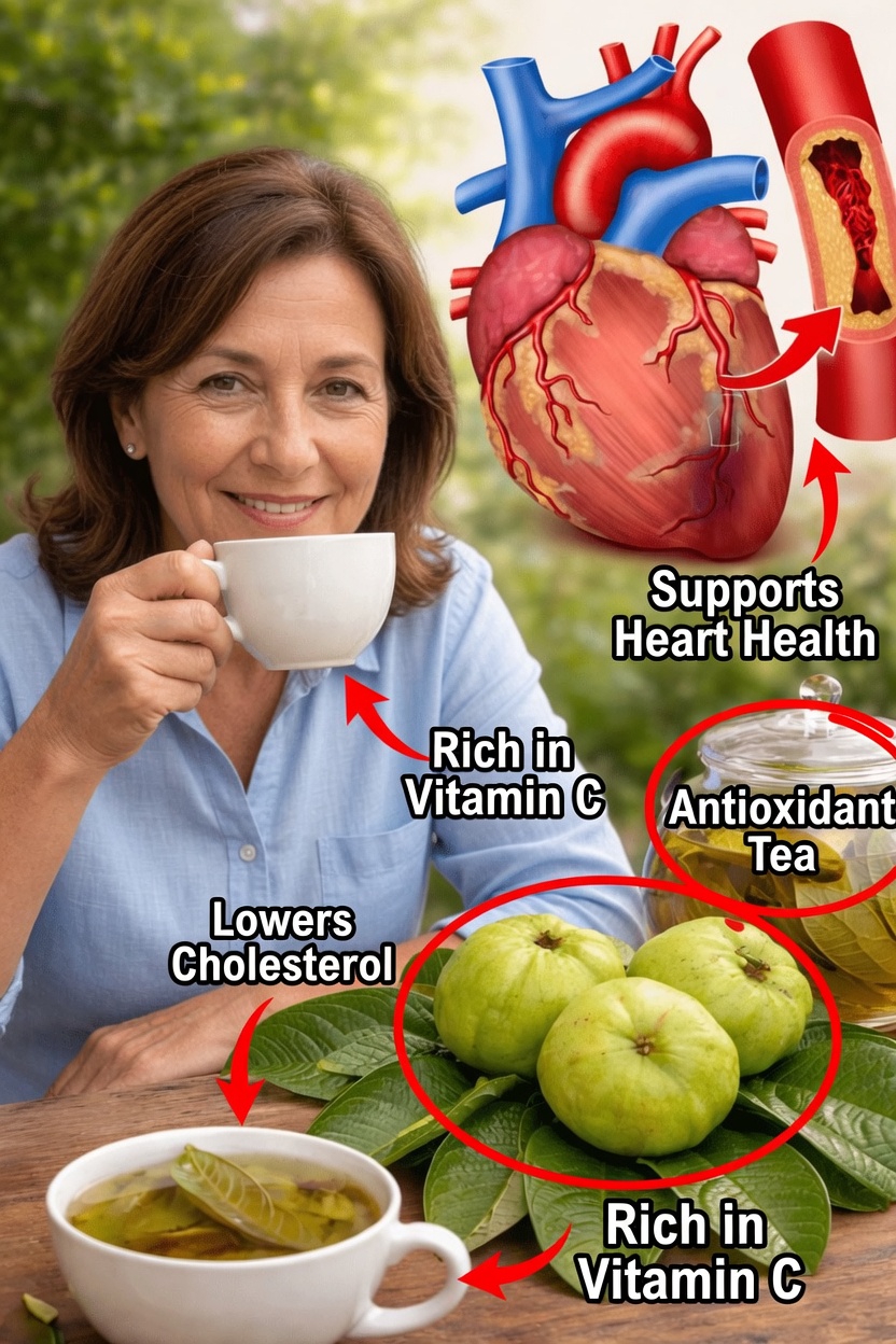 The Best Tea in the Morning and After Dinners: Garlic, Turmeric, Onion, Ginger, Cinnamon, and Guava Leaf