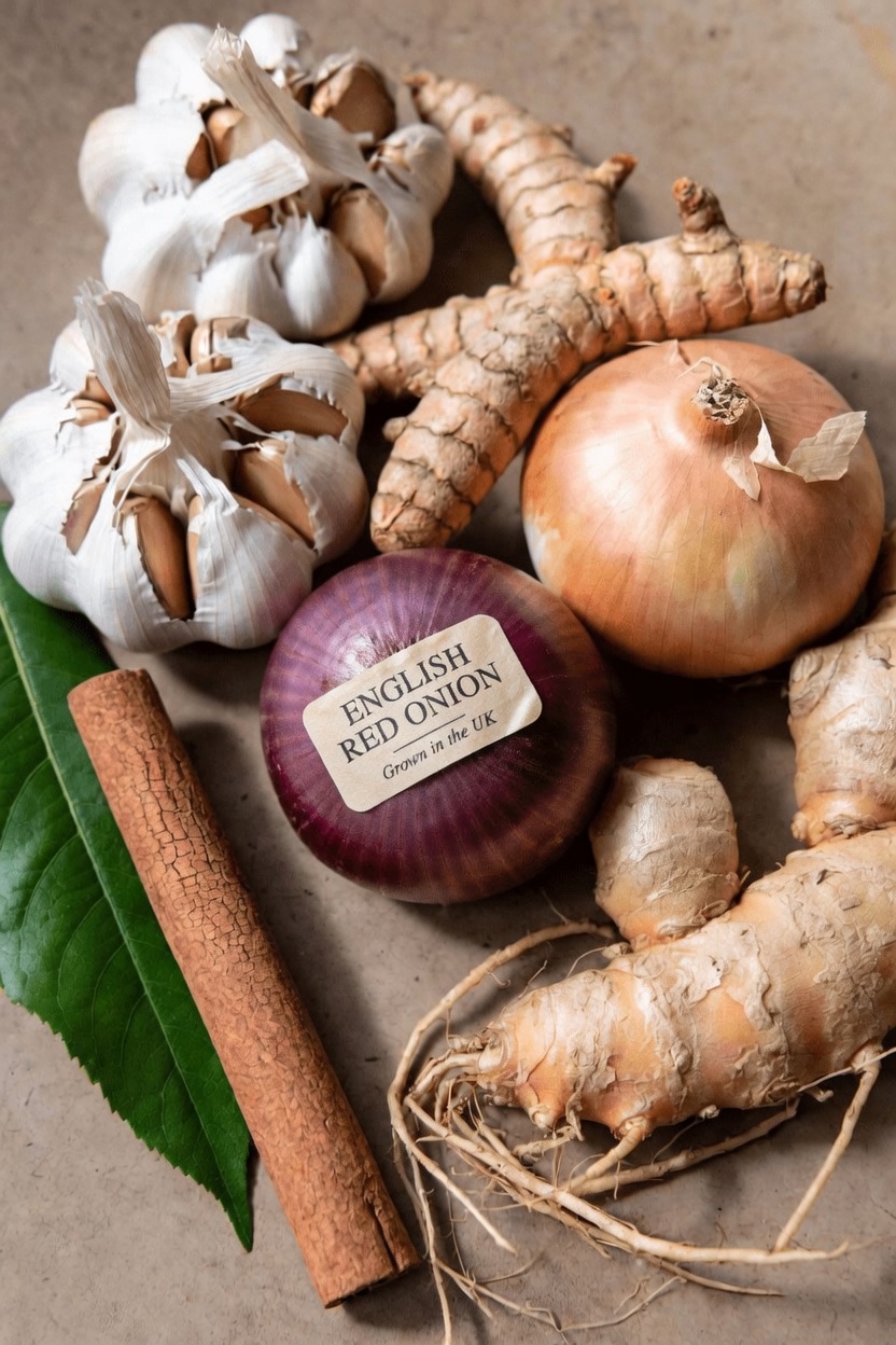 The Best Tea in the Morning and After Dinners: Garlic, Turmeric, Onion, Ginger, Cinnamon, and Guava Leaf