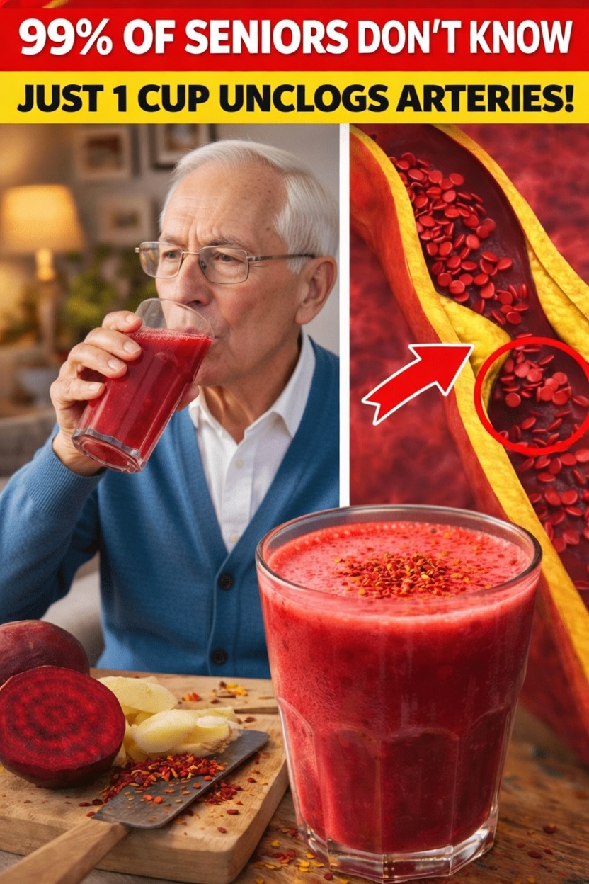 Discover How Seniors Can Make This Easy 1-Cup Beetroot and Ginger Drink to Support Healthy Circulation