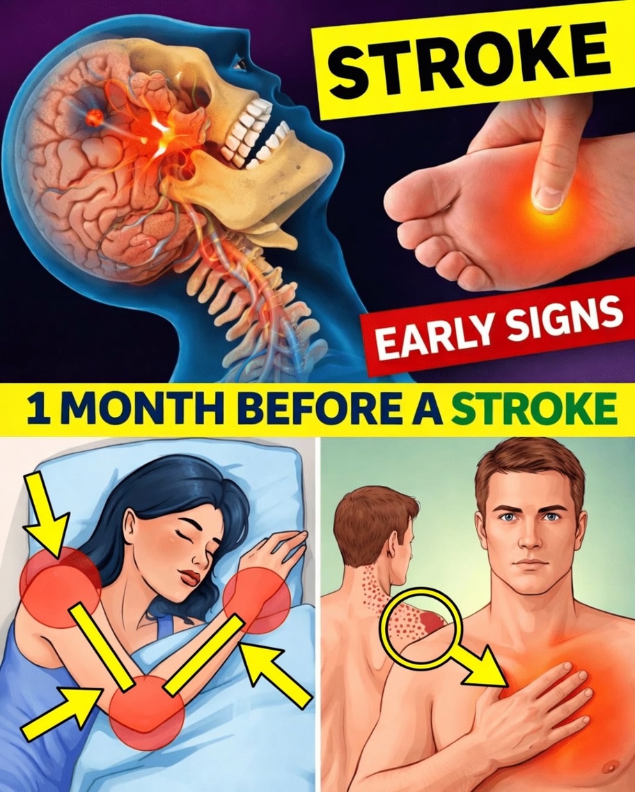 8 Warning Signs of Stroke One Month Before + 9 Powerful Tips to Prevent It