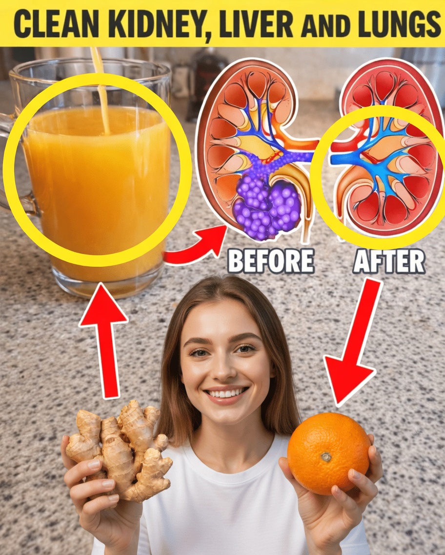 How a Daily Ginger and Orange Drink Can Help Support Your Kidney, Liver, and Lung Wellness Naturally