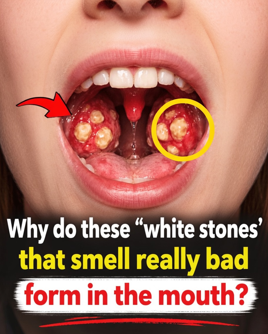 Why Do These White Stones That Smell Really Bad Form in Your Mouth? What Causes Them to Appear