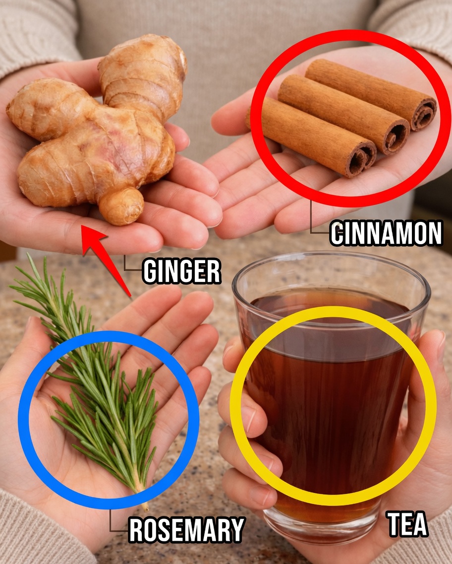 Turmeric, Cinnamon, and Rosemary Tea: Your Simple Daily Guide to Supporting Wellness and Natural Vitality After 50