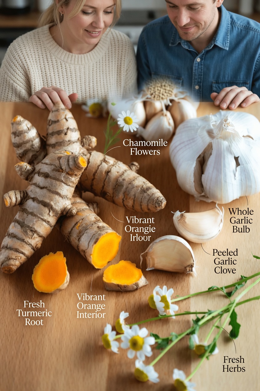 How to Make a Soothing Turmeric Garlic and Chamomile Infusion: A Simple Guide for Your Daily Wellness Routine