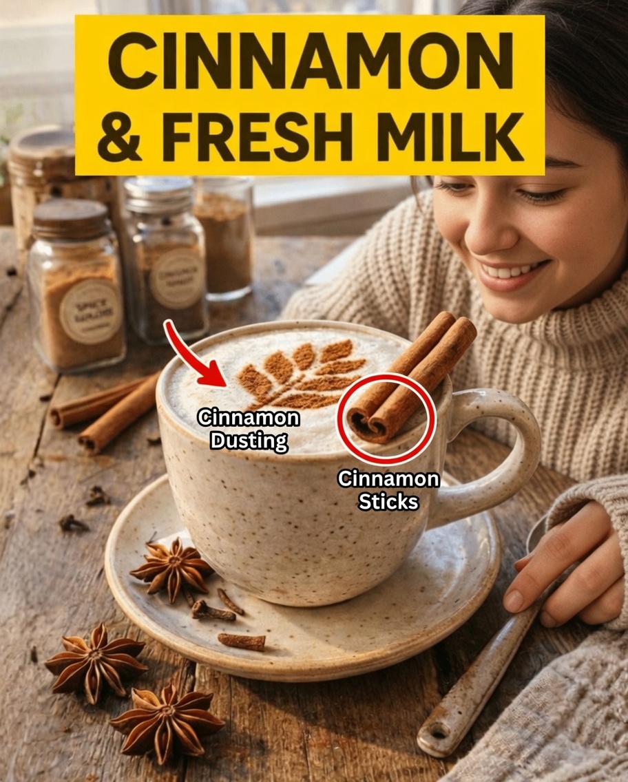 Discover How a Simple Evening Drink with Cinnamon and Milk Might Help Support Your Eye Health Naturally