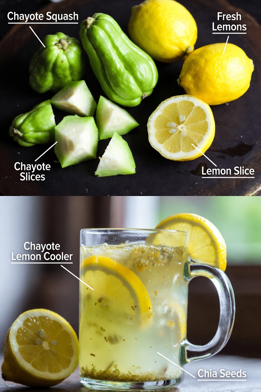 Discover the Simple Steps to Prepare a Refreshing Lemon and Chayote Drink for Your Daily Wellness Routine