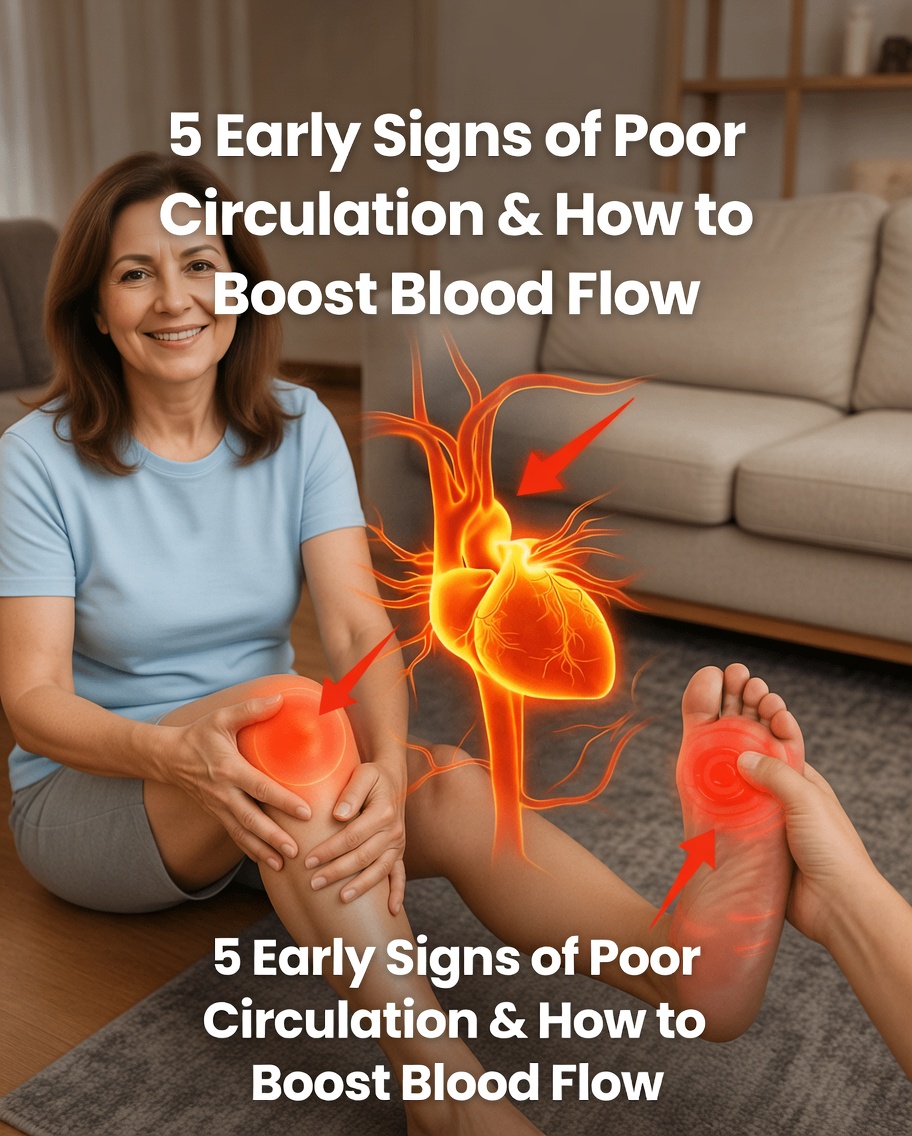 Discover 5 Early Signs of Poor Blood Circulation and Natural Strategies to Help Improve Your Blood Flow