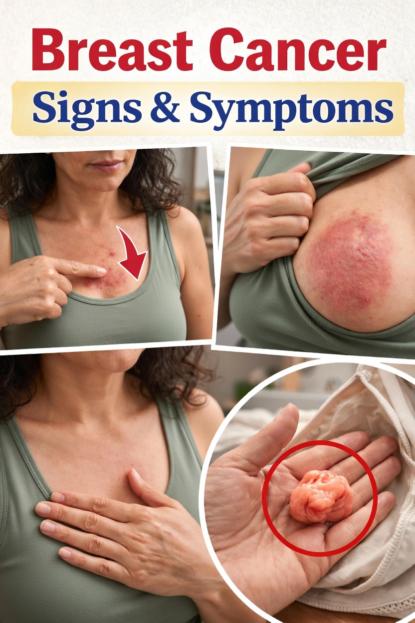 10 Warning Signs and Symptoms of Breast Cancer Every Woman Should Know About Right Now