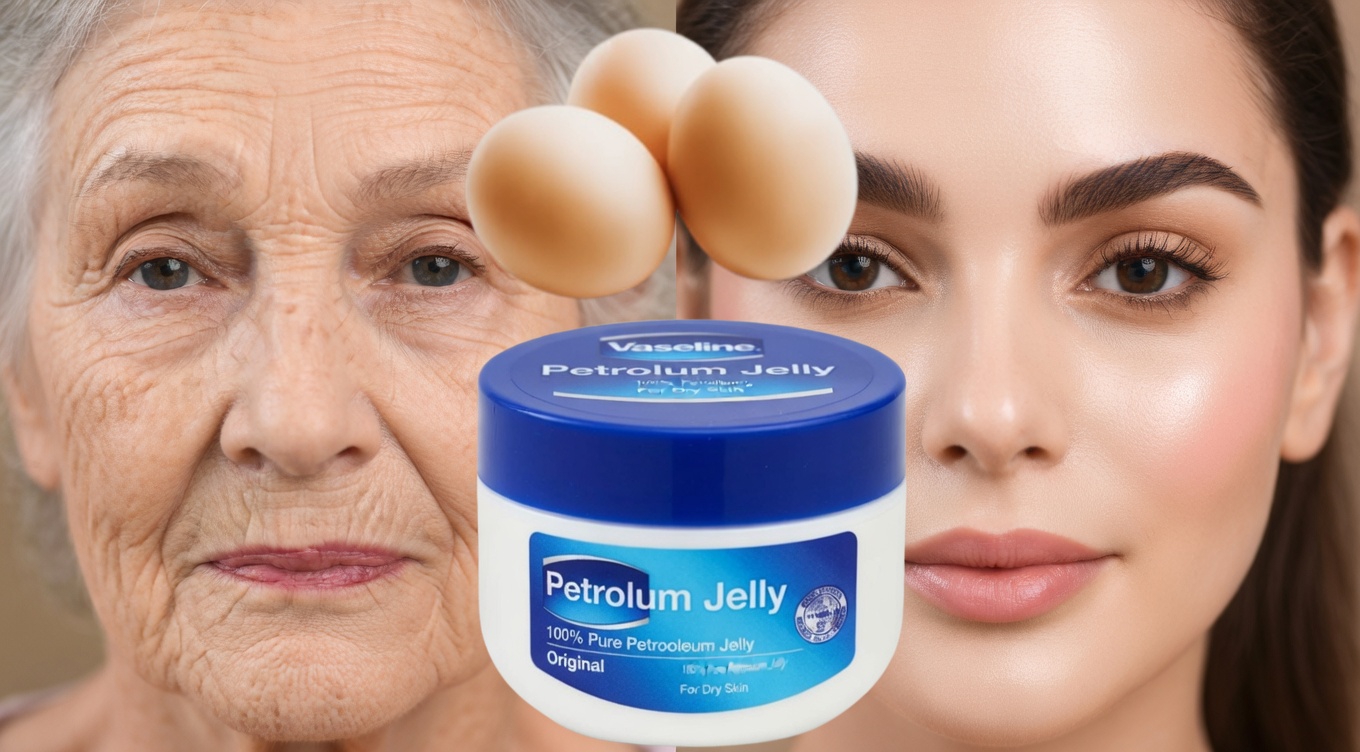 No More Wrinkles at 65! The Egg-Yolk & Vaseline Night Mask That Plumped My Mom’s Face So Much Her Friends Thought She Got Fillers