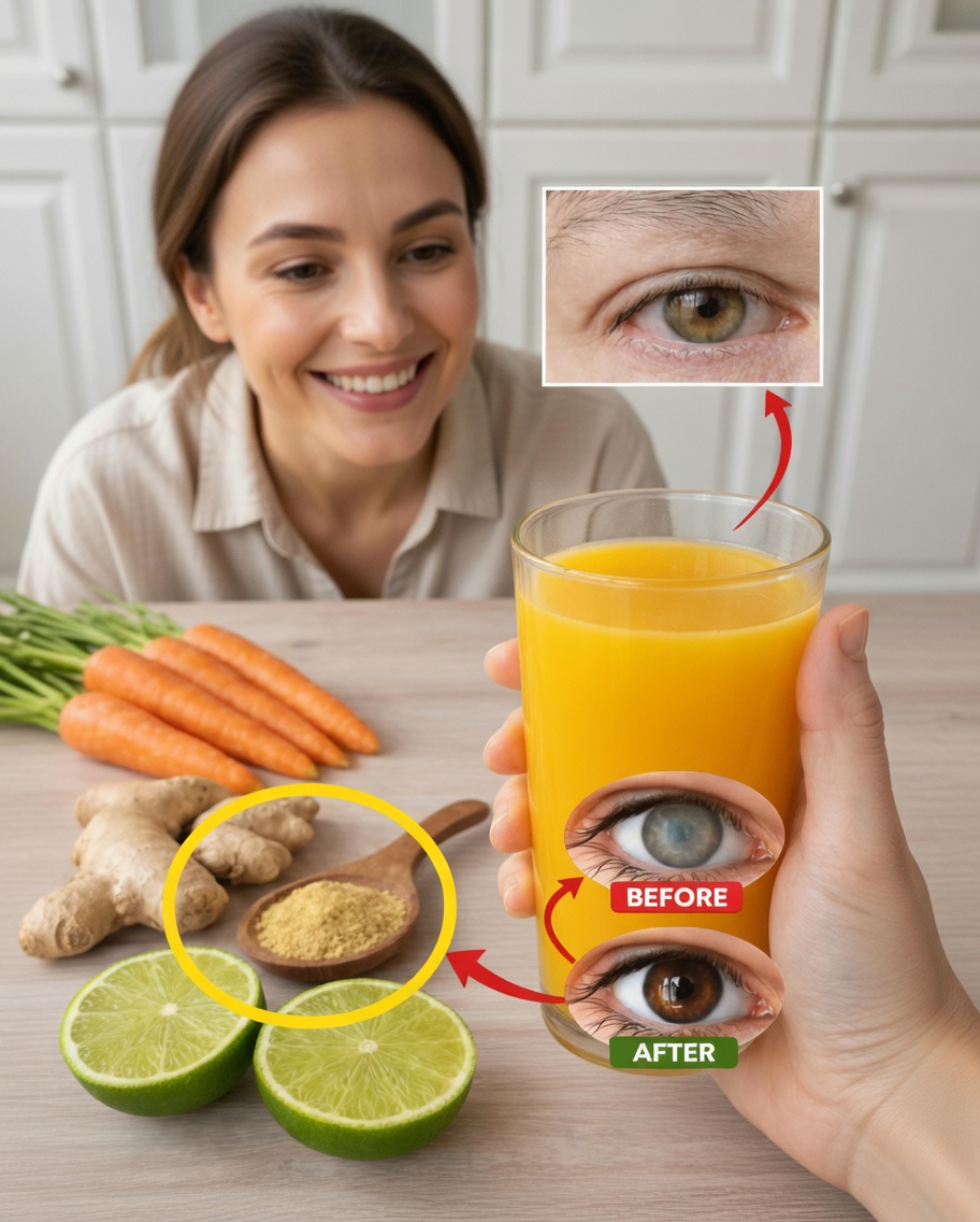 Ginger Lemon Carrot Juice for Eye Health: The 3-Ingredient Morning Ritual That’s Saving Thousands of Eyes (You’ll Wish You Started Yesterday)