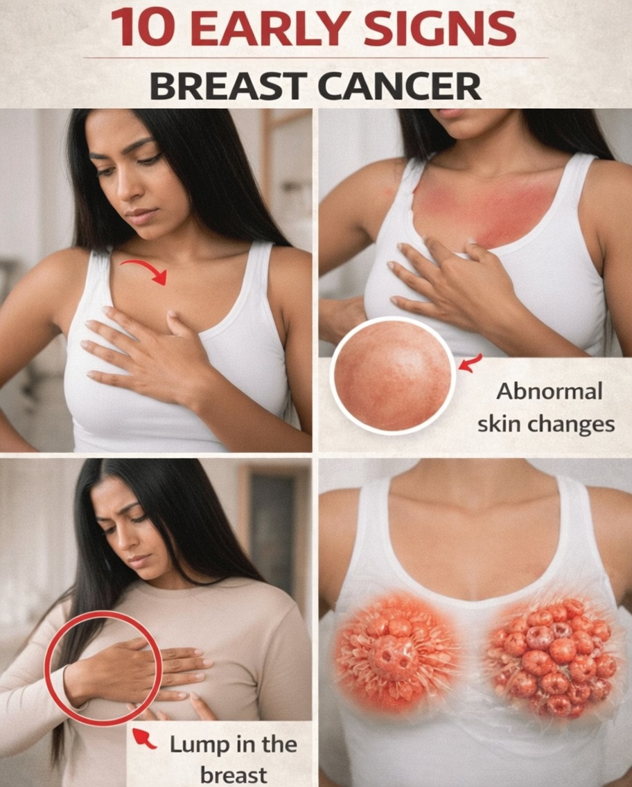 10 Important Warning Signs and Symptoms of Breast Cancer You Should Know