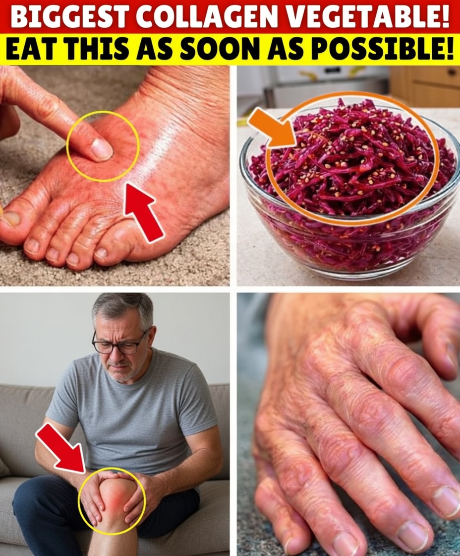 Goodbye Swelling! 8 Vegetables Seniors Over 60 Must Eat Daily to Support Collagen for Healthier Joints