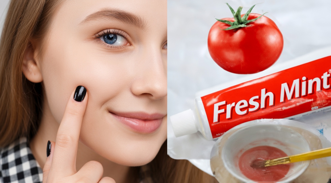 Discover the Viral Toothpaste and Tomato Face Mask Many Are Trying for the Look of Smaller Pores, Faded Dark Spots, Brighter Skin and Gentler Facial Hair Reduction