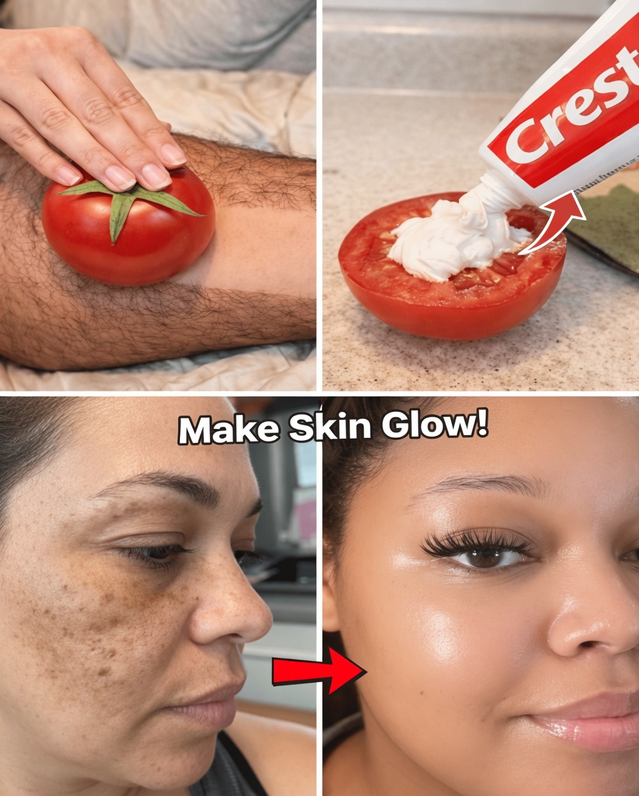 Discover the Viral Toothpaste and Tomato Face Mask Many Are Trying for the Look of Smaller Pores, Faded Dark Spots, Brighter Skin and Gentler Facial Hair Reduction