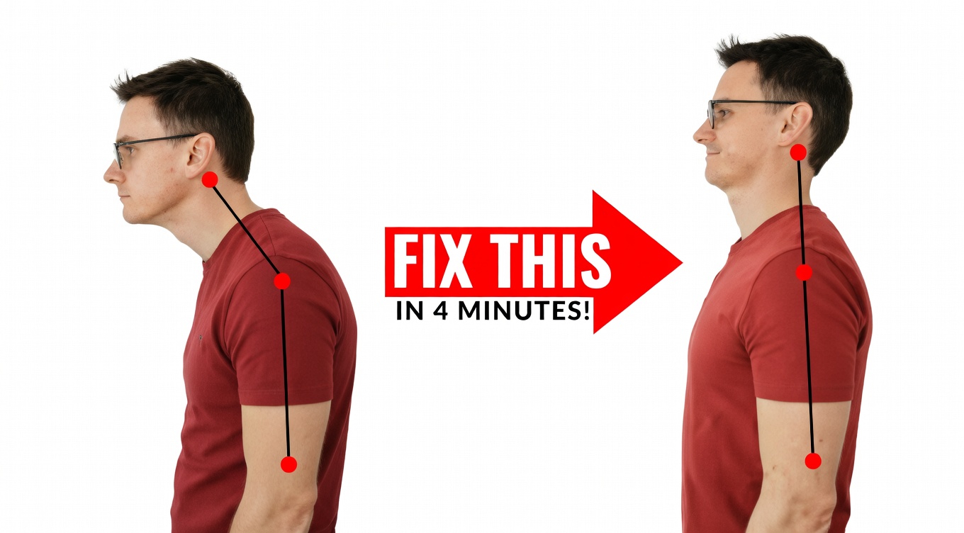 How to Help Improve Forward Head Posture After 60 in Just 4 Minutes with a Gentle Routine