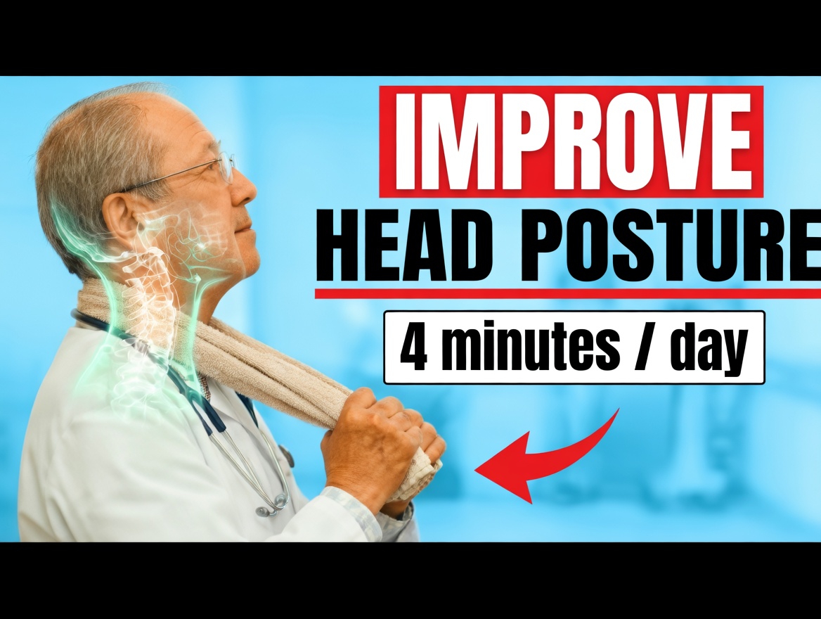 How to Help Improve Forward Head Posture After 60 in Just 4 Minutes with a Gentle Routine