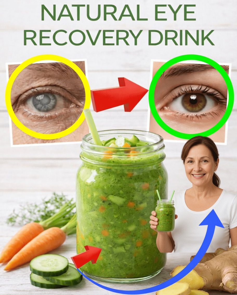 The Drink That Supports Clearer Vision Naturally: How Carrot, Cucumber, and Ginger Juice May Help Your Eyes Stay Healthy and Bright