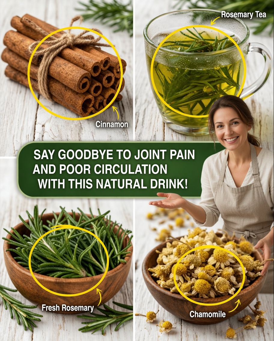Miraculous Recipe of Chamomile, Rosemary, and Cinnamon for Arthritis and Poor Circulation