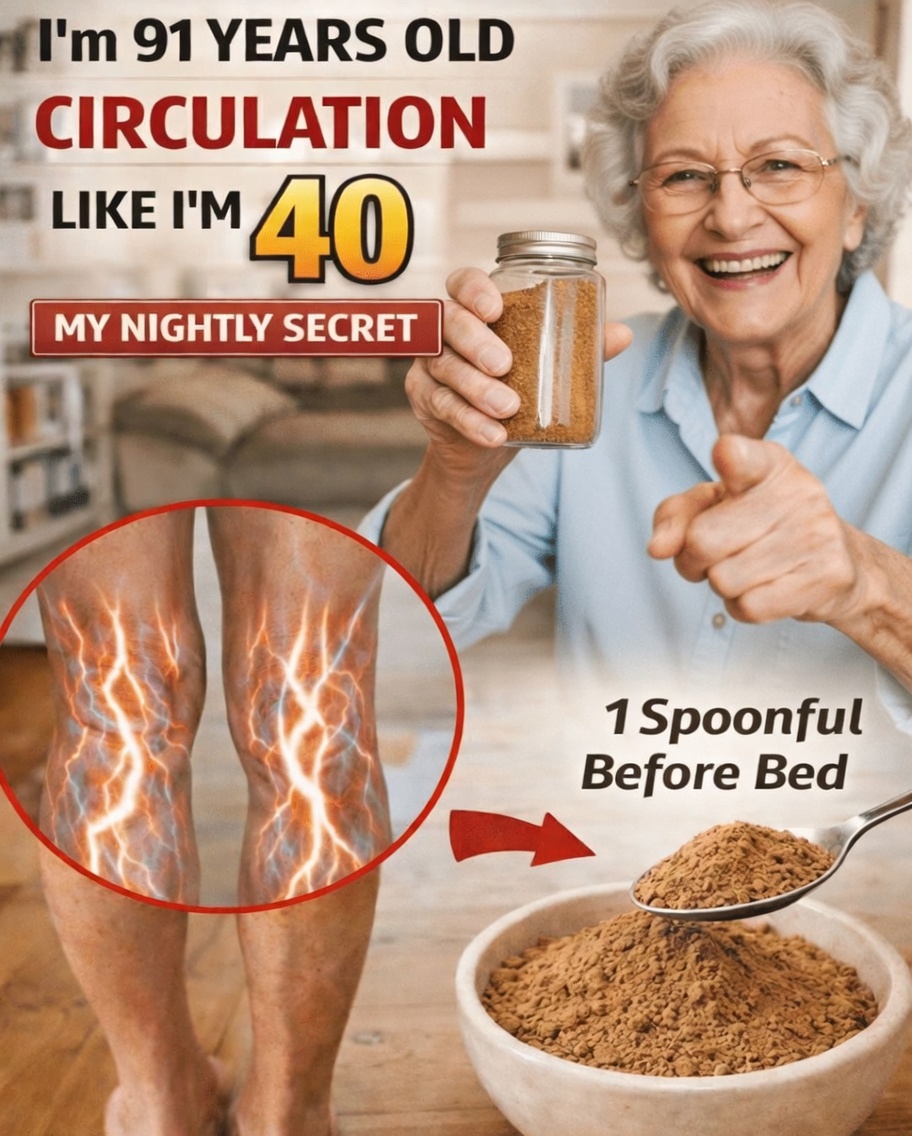 Seniors: What to Eat Before Bed to Support Healthy Blood Flow and Leg and Foot Circulation in Just 24 Hours