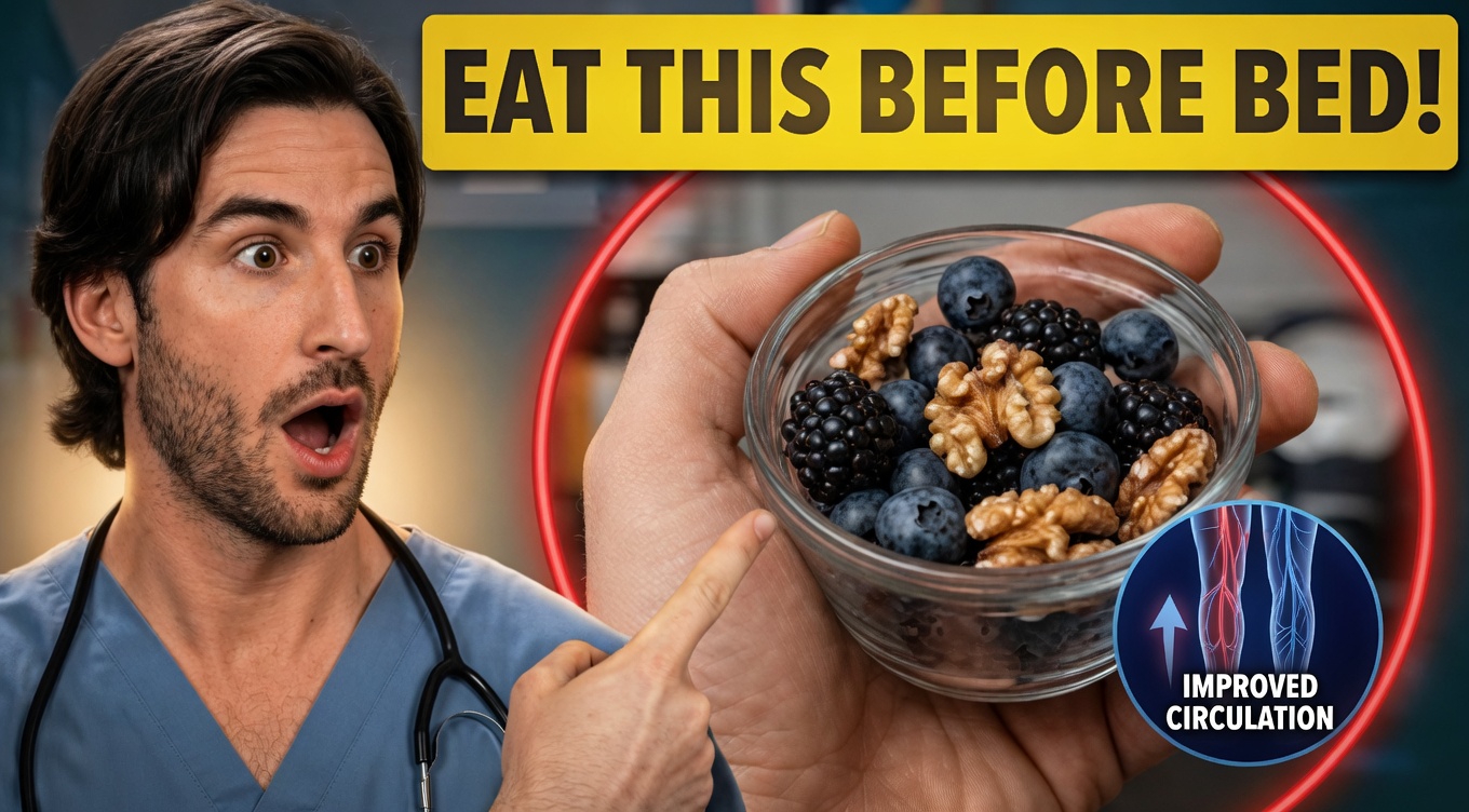 Seniors: What to Eat Before Bed to Support Healthy Blood Flow and Leg and Foot Circulation in Just 24 Hours
