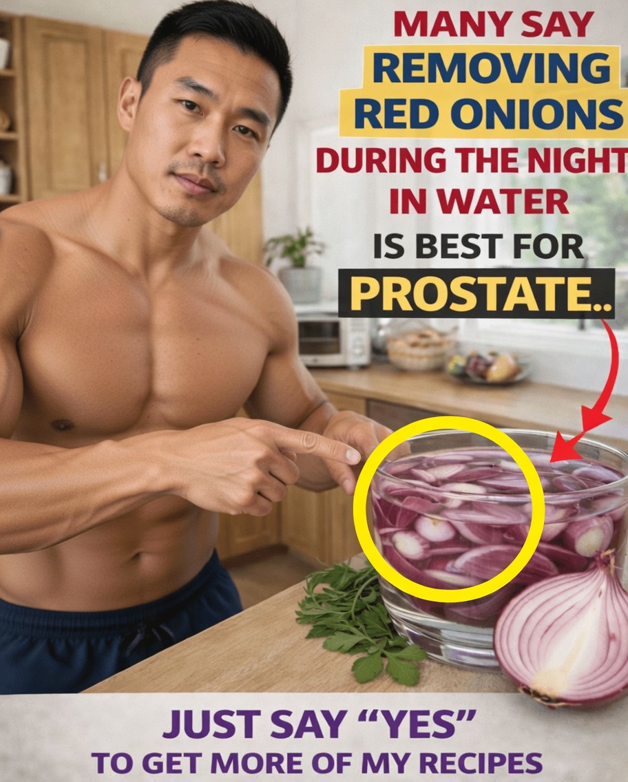 Soaking Red Onions Overnight in Water: Why This Traditional Habit Is Gaining Attention for Men’s Wellness