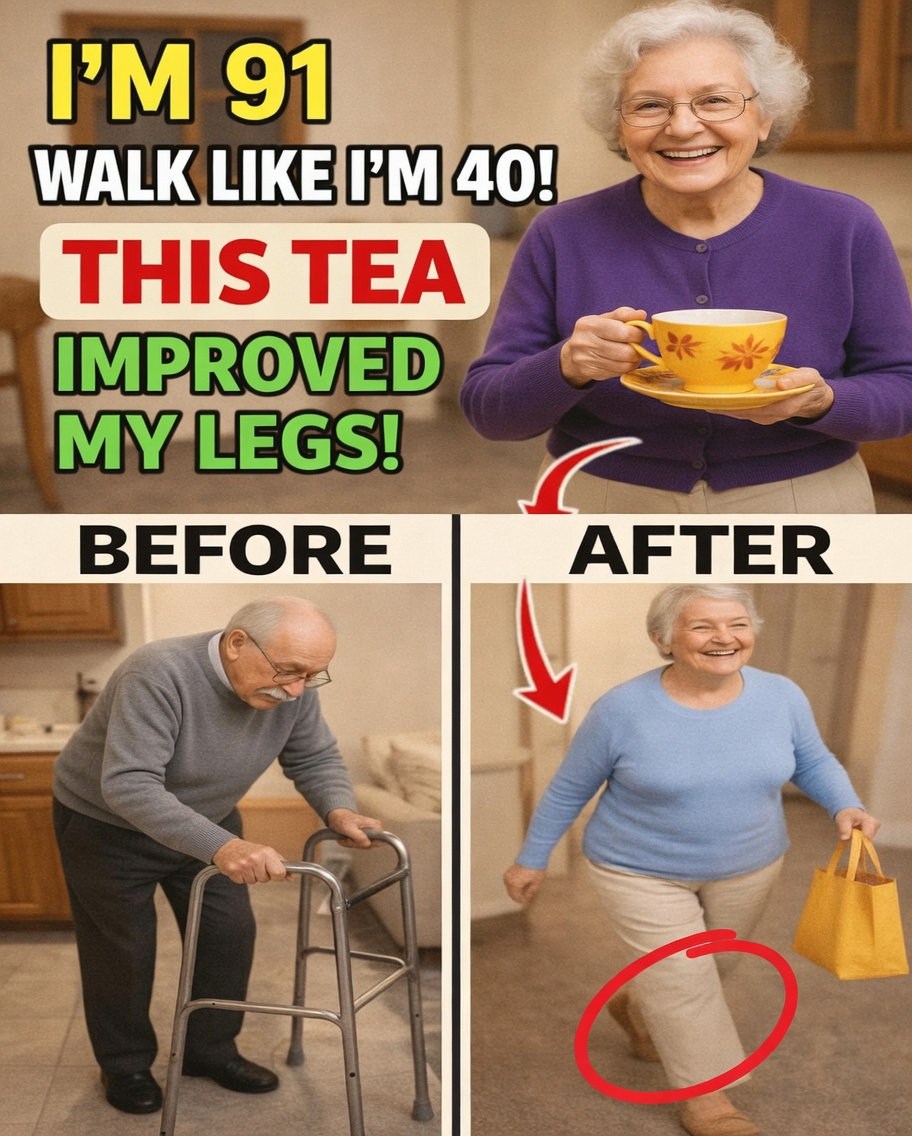 Over 60? Discover These 3 Simple Teas That May Help Support Leg Strength and Steady Mobility Naturally