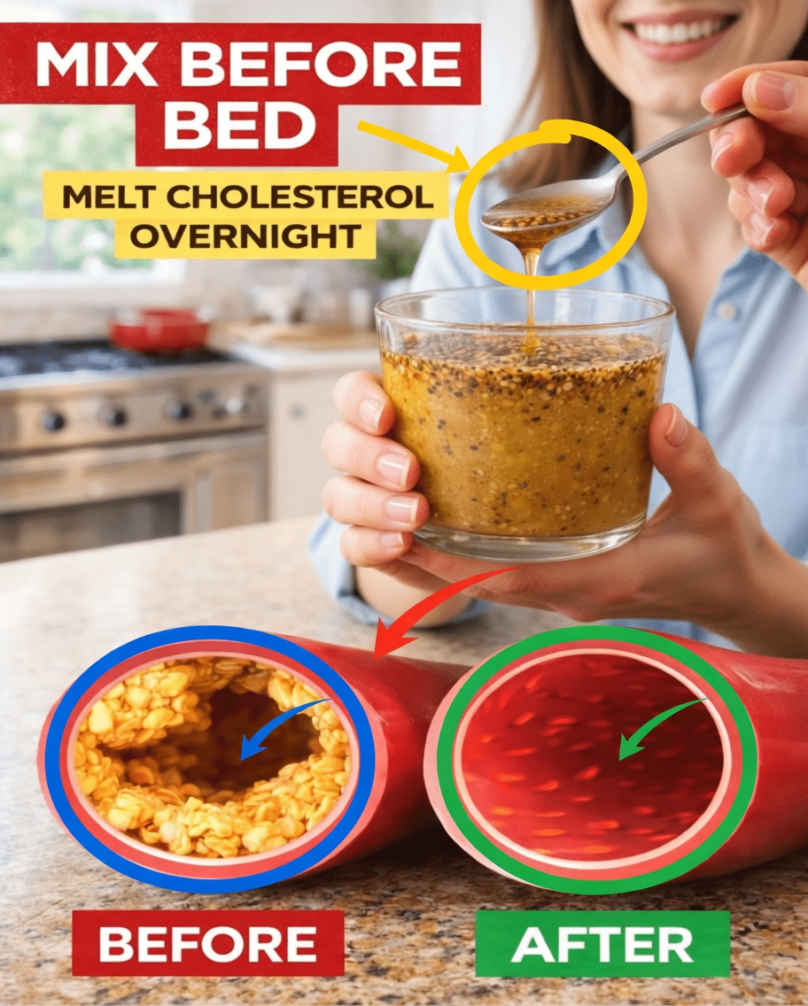 Mix These 3 Before Bed: A Simple Drink That May Help Support Healthy Cholesterol Levels Overnight