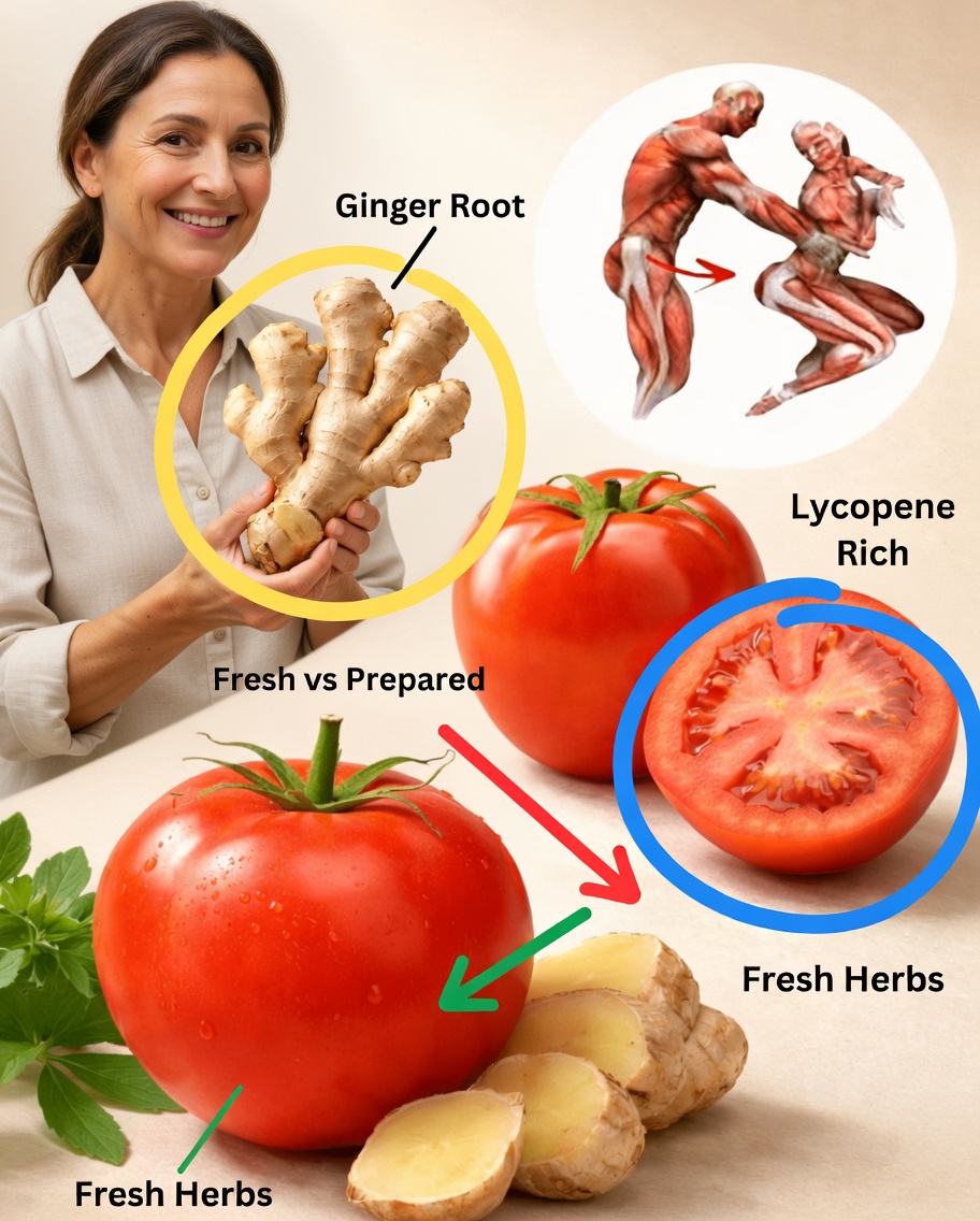 All-Natural Energy Tonic: Stay Strong for 8 Hours Straight with This Ginger & Tomato Boost