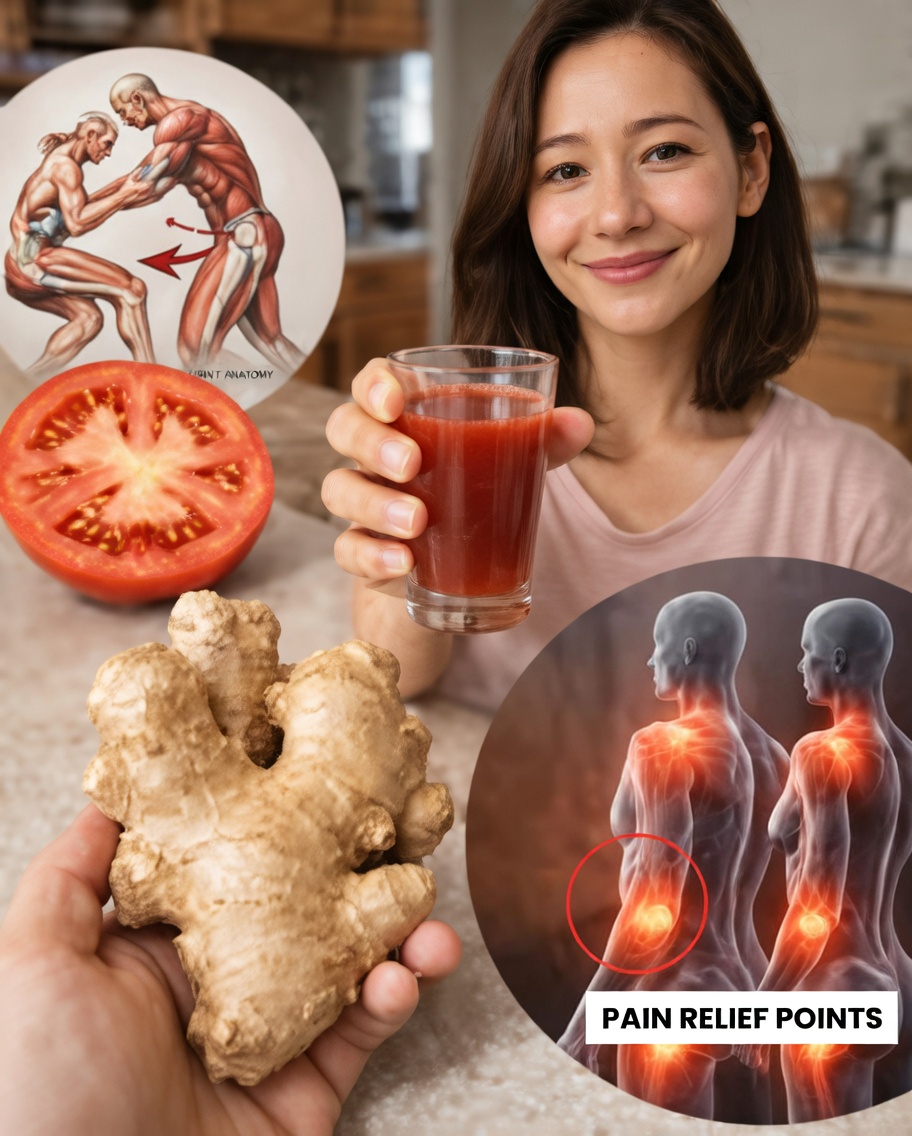 All-Natural Energy Tonic: Stay Strong for 8 Hours Straight with This Ginger & Tomato Boost