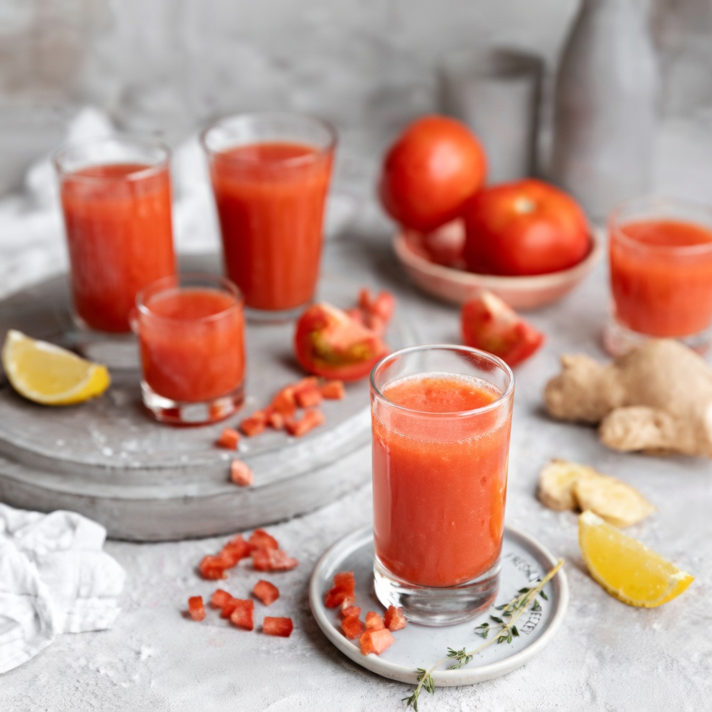 All-Natural Energy Tonic: Stay Strong for 8 Hours Straight with This Ginger & Tomato Boost