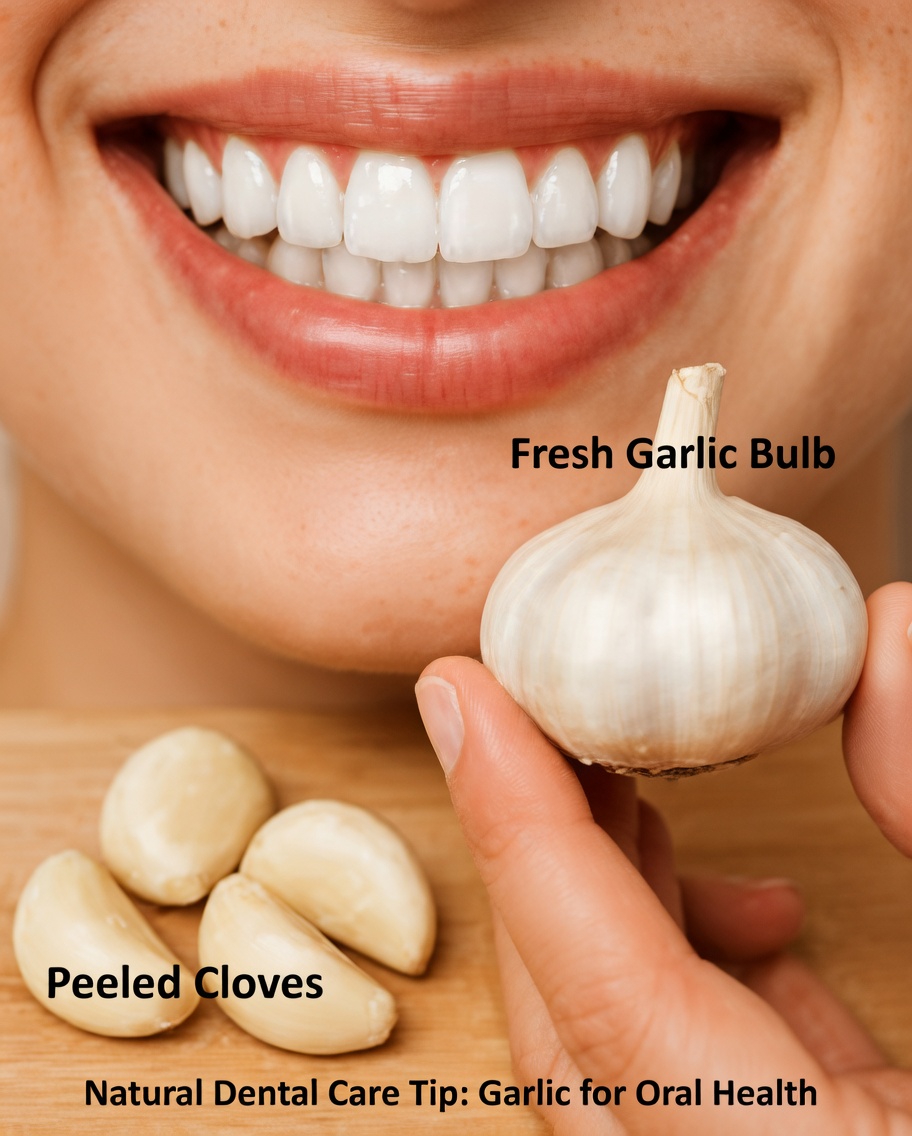 Try This Easy 2-Minute Garlic Teeth Whitening Hack Using Kitchen Ingredients for a Brighter Smile